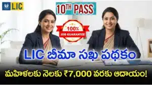 LIC Bhima Sakhi Yojana Scheme Details Telugu