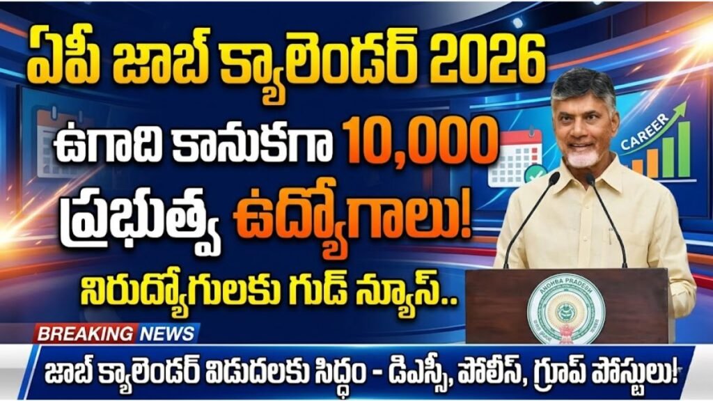 AP Job Calendar 2026 Ugadi Recruitment