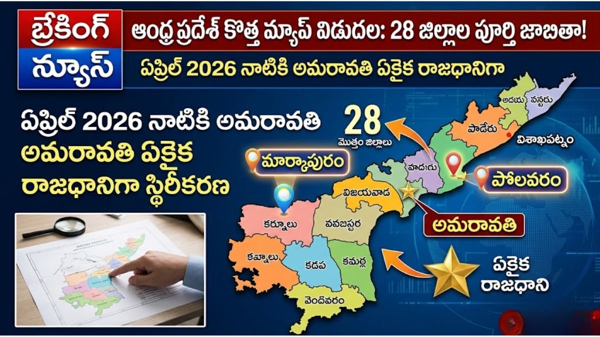 AP New Map 28 Districts List 2026