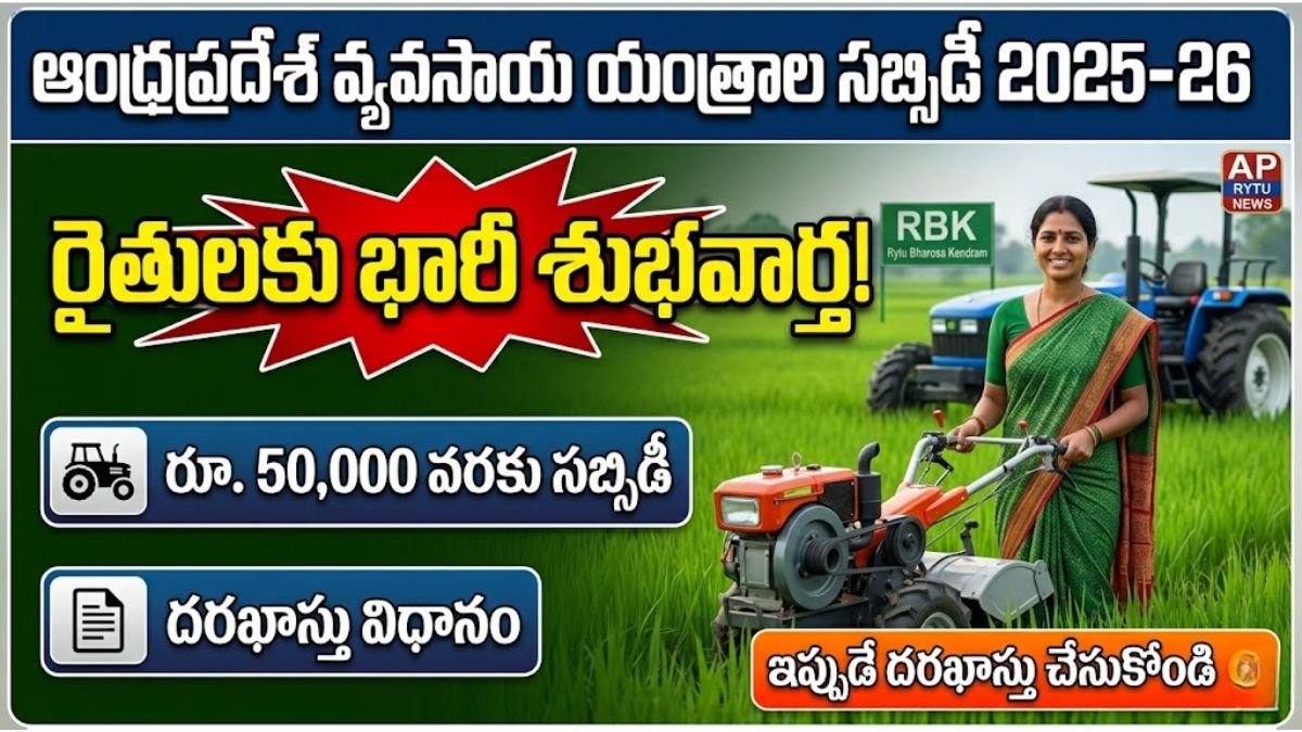 AP SMAM Agriculture Mechanization Subsidy 2026