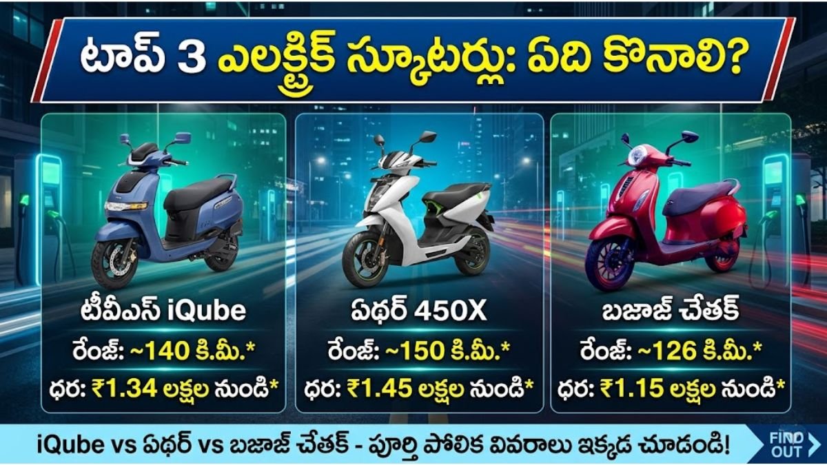 Best Electric Scooter Comparison Telugu