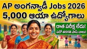AP Anganwadi Jobs 2026 Apply Now