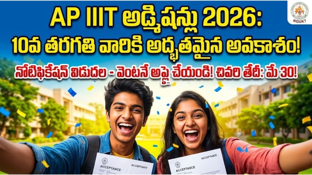 AP IIIT Admissions 2026 Notification