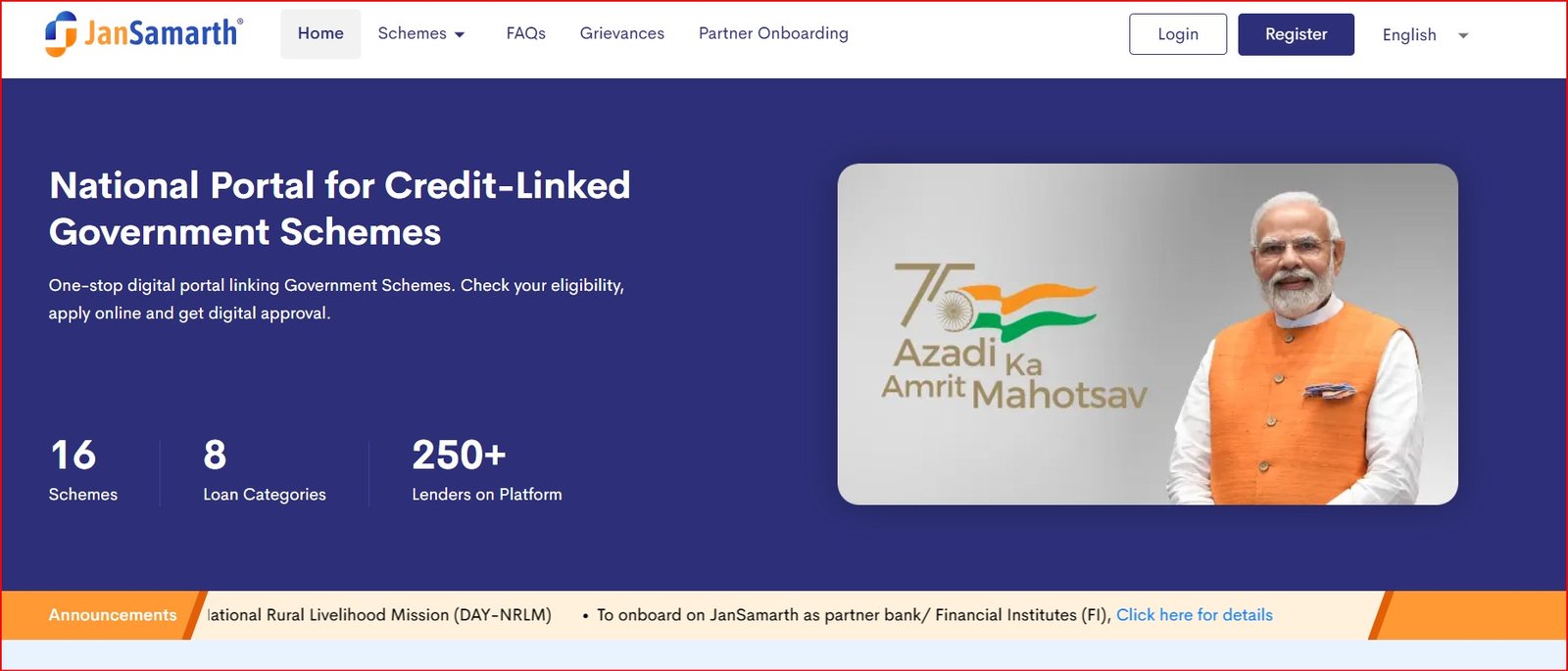 Jansamarth Official Portal Jansamarth Official Portal