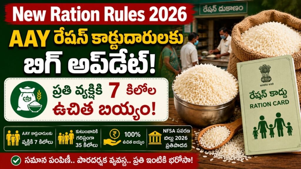New Ration Rules 2026 AAY Free Rice Update