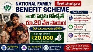 National Family Benefit Scheme తెలంగాణలో రూ.20 వేల ఆర్థిక సహాయం