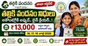 తల్లికి వందనం పథకం రూ.13,000 నిధుల విడుదల తేదీలు మరియు అర్హతలు