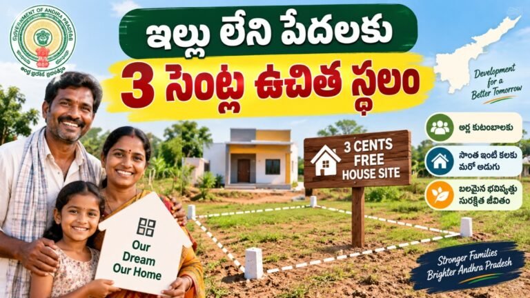 AP Free House Sites 2026 3 Cents House Site Scheme