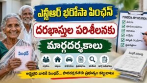 Pension Application Scrutiny కోసం ఎన్టీఆర్ భరోసా పింఛన్ దరఖాస్తుల పరిశీలన వివరాలు