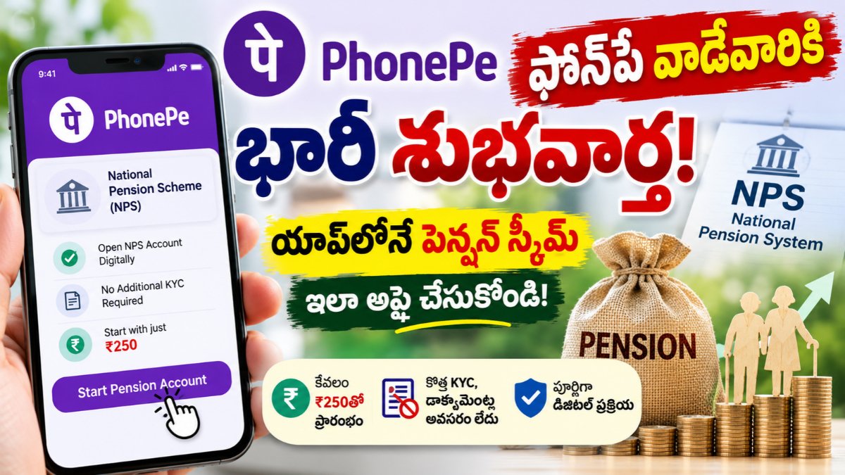 PhonePe Tatkal National Pension Scheme account opening through the PhonePe app with a ₹250 initial contribution